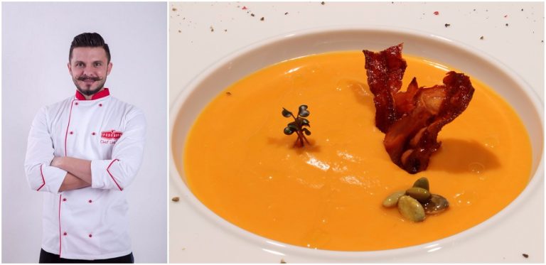 Chef Liviu Balint recomandă: Supa crema de dovleac