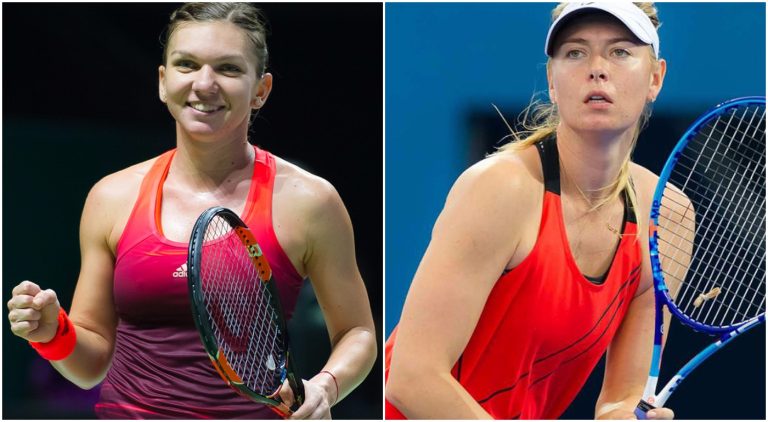 Din nou Halep vs Sharapova. CINE transmite meciul, CINE este marea favorită