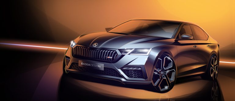 ŠKODA OCTAVIA RS iV, primele schițe