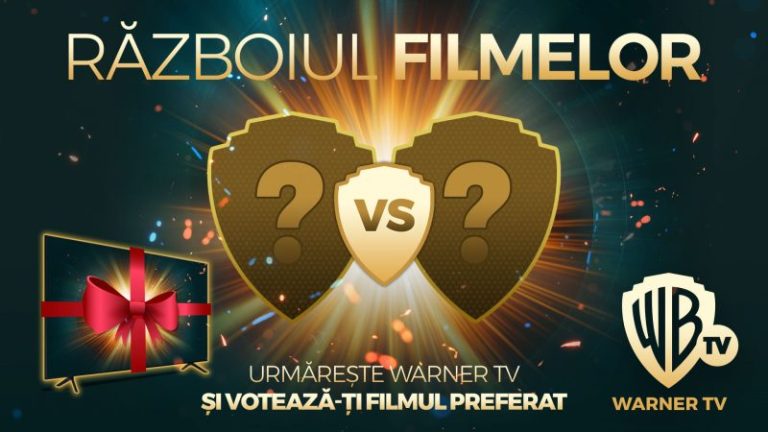 “Războiul filmelor”, la Warner TV! Telespectatorii votează filmul preferat și pot câștiga săptămânal un Smart TV