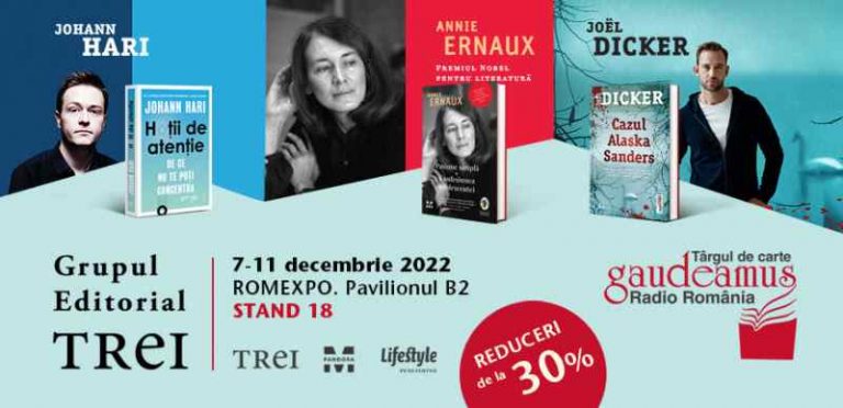 Gaudeamus 2022. Lansări și evenimente Editura Trei