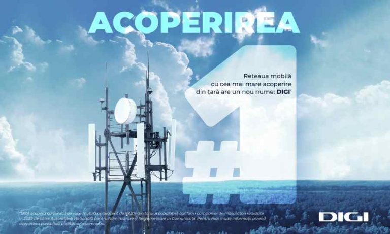 DIGI este operatorul cu cea mai mare acoperire de voce mobilă din România